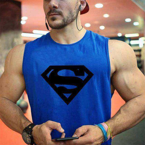 Image of New Superman Aesthetic Bodybuilding Tank Top