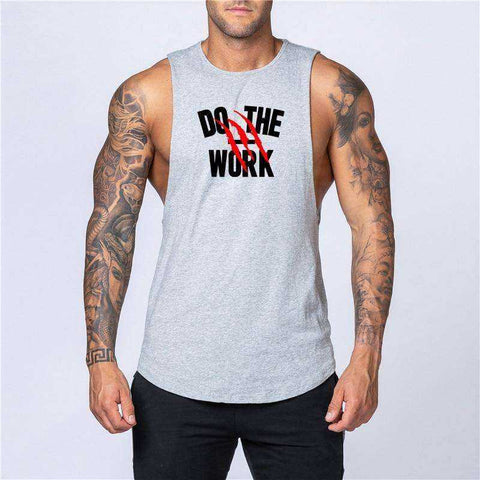 Image of Workout Mens Tank Top Vest Muscle Sleeveless Shirt Stringer Bodybuilding Singlets