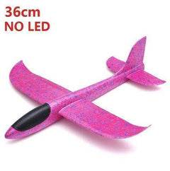 LED Hand Throwing Airplane Glider