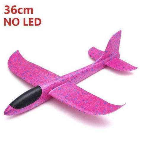 LED Hand Throwing Airplane Glider