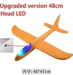 LED Hand Throwing Airplane Glider