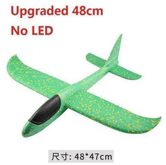 LED Hand Throwing Airplane Glider