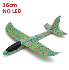 LED Hand Throwing Airplane Glider