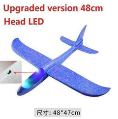 LED Hand Throwing Airplane Glider