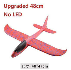 LED Hand Throwing Airplane Glider