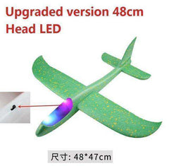 LED Hand Throwing Airplane Glider