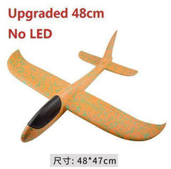 LED Hand Throwing Airplane Glider