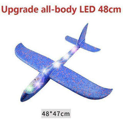 LED Hand Throwing Airplane Glider