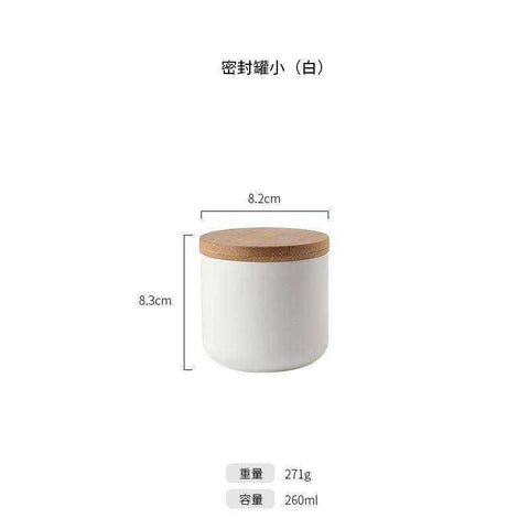 Image of 260ML/800ML/1000ML Sealed Ceramic Kitchen Storage Jar