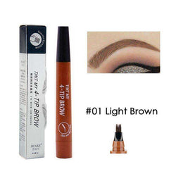 Waterproof 4 Tip Liquid Microblading Eyebrow Tattoo Pencil 5 Colors