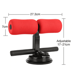 New Fitness Sit Up Bar Floor Assistant Stand Padded Ankle Support