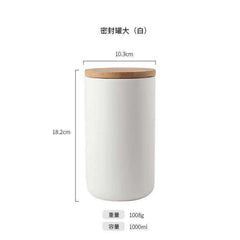 260ML/800ML/1000ML Sealed Ceramic Kitchen Storage Jar