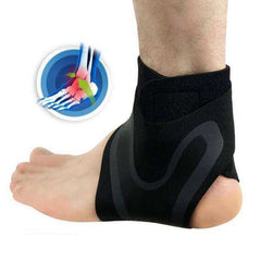 Adjustable Elastic Ankle Sleeve Foot Bandage Anti-Sprain Support