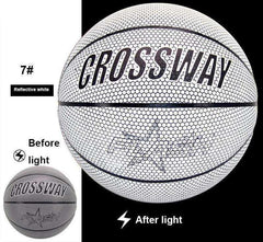 Holographic Reflective Wear-Resistant Luminous Night Basketball Ball