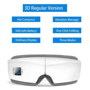 4D/3D Smart Airbag Vibration Hot Compress Bluetooth Eye Glasses