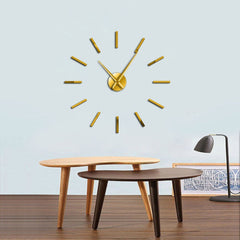 Unique Minimalistic DIY Art Home Office Wall Clock - AWAKENING AESTHETICS