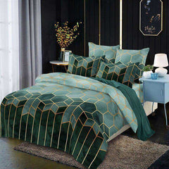 Diamond Lattice Duvet Cover Bedding Set
