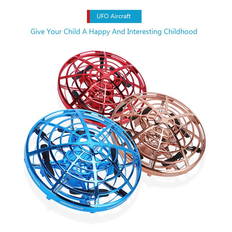 Mini RC UFO Drone Aircraft Hand Sensing Infrared Quadcopter