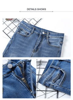 Women Warm Jean Pants