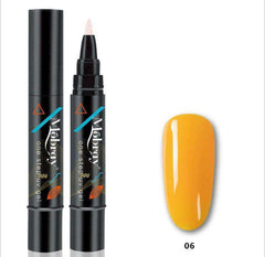 One Step Gel Nail Varnish Pen 3 In 1 Long-lasting Polish