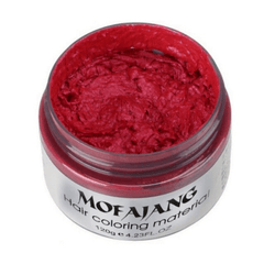 Unisex 7 Colors Easy Dyeing One-time Molding Hair Dye Wax Mud Cream