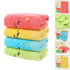 Bamboo Fiber Music Cat Soft Towel
