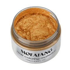 Unisex 7 Colors Easy Dyeing One-time Molding Hair Dye Wax Mud Cream