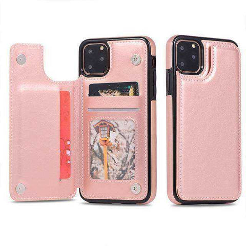 Wallet Leather Cell Phone Case for IPhone 11 Pro Max 6S 6 7 8 Plus XS Max XR Case Cover Retro Flip