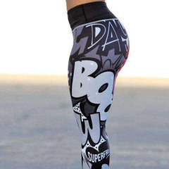 Women High Waist Push Up Digital Printing Workout Fitness Leggings - AWAKENING AESTHETICS