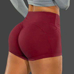 Women's Casual Elastic Skinny Buttocks Lifting Gym Fitness Sports Shorts - AWAKENING AESTHETICS
