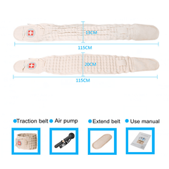 Lumbar Relief Spinal Decompression Adjustable Waist Belt Kit
