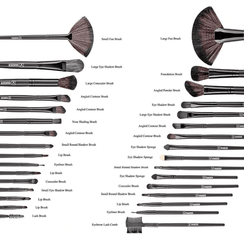 Image of 32pcs Professional Makeup Brush Set