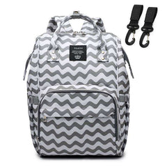 USB Diaper Bag Baby Care Large Capacity Maternity Waterproof Backpack