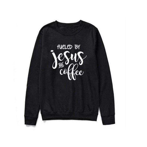 Image of Fueled By Jesus and Coffee Sweatshirt