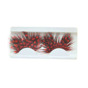 1 Pair Cosplay Feather False Eyelashes