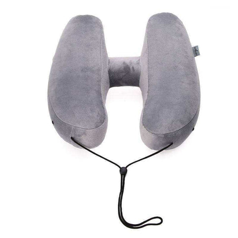 Image of New H Shape Inflatable Travel Pillow Folding Lightweight Neck Pillow
