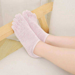1 Pair Cotton Five-Finger Women Colorful Toe Socks