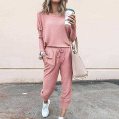 Casual Outfits Jogger 2 Piece Set For Women
