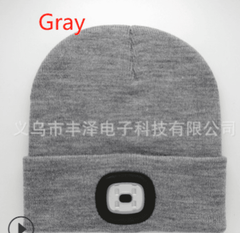 Unisex LED Lighted Knitted Beanie Cap Warm Winter