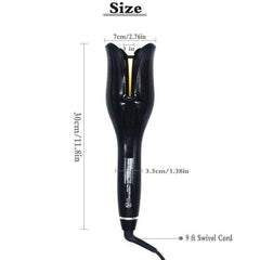 Multi Function Automatic Rose Shaped LCD Curling Iron
