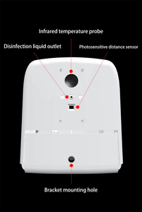 New Wall Mounted Touchless No Contact K9 Infrared Lcd Temperature Thermometer Sanitizer Sensor Machine With Automatic Liquid Soap Dispenser