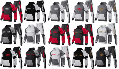 Image of High Quality Tracksuit Men Hooded Sweatshirt+Pants Pullover Sets