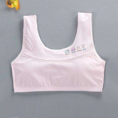 Image of Racerback Sports Training Teens Girl Bra